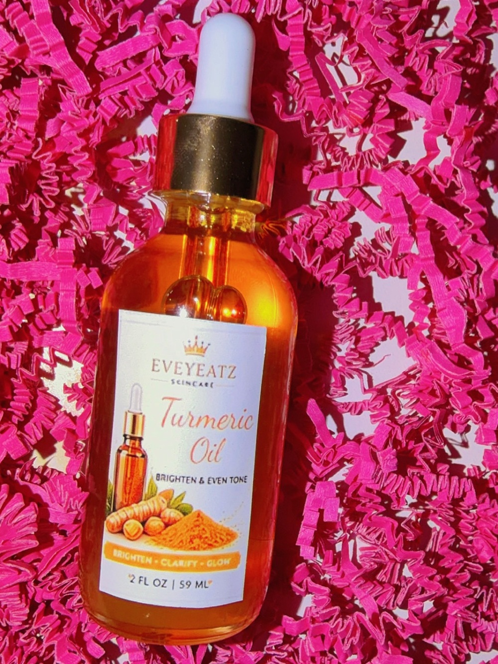 Turmeric Oil - Brightening Face & Body Oil (Orange)